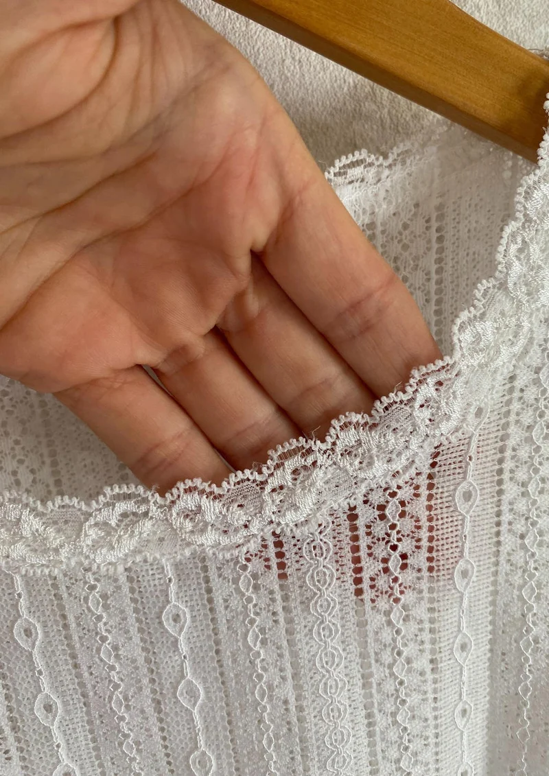 Dirndlbluse "feine Spitze"