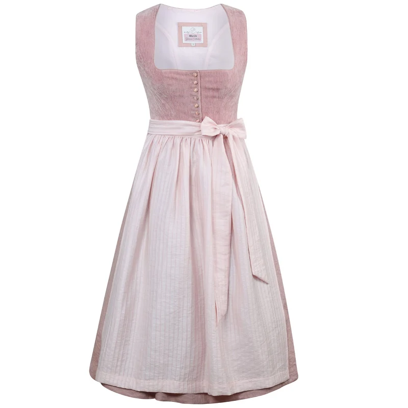 MarJo Dirndl Sarleinsbach Blush Knöpfe 70 cm