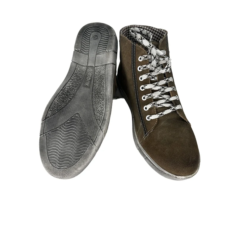 MADDOX Trachten Leder Schuhe Hohe Sneaker "Marinus" | Wood