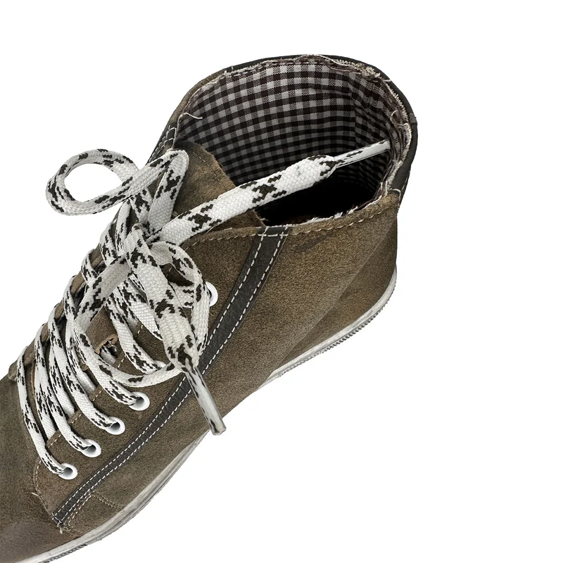 MADDOX Trachten Leder Schuhe Hohe Sneaker "Marinus" | Wood