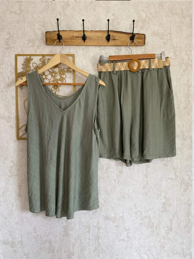 Sommer Zweiteiler "oliv"