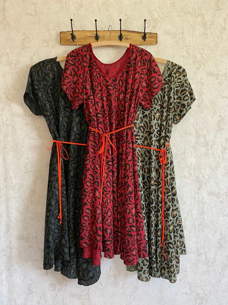 Leoparden-print Kleid