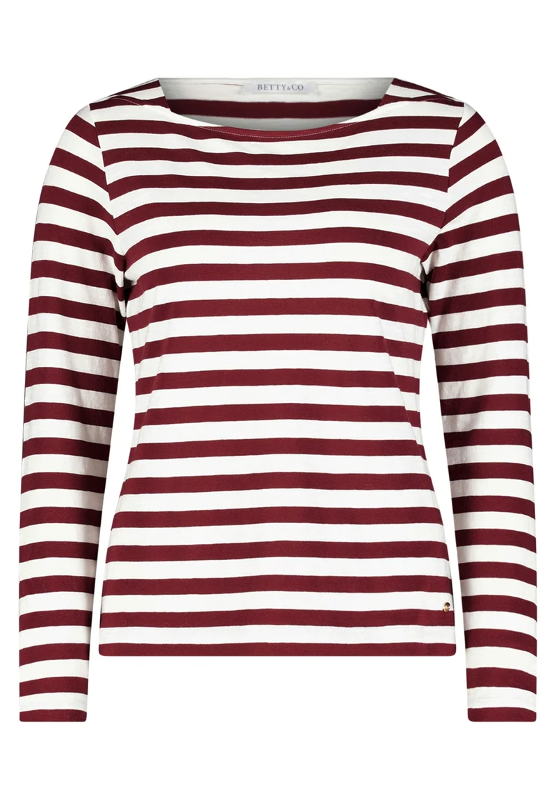 Ringelshirt mit U-Boot-Ausschnitt