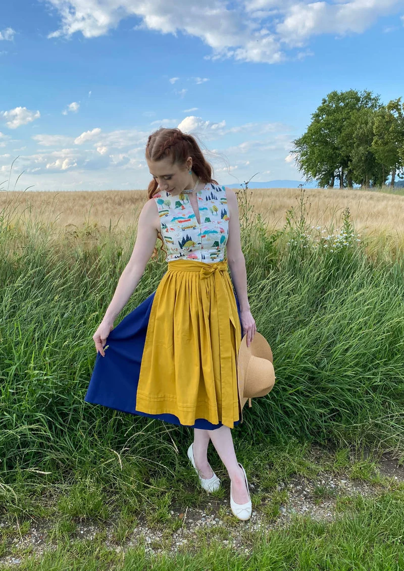 Retro Dirndl "camper"