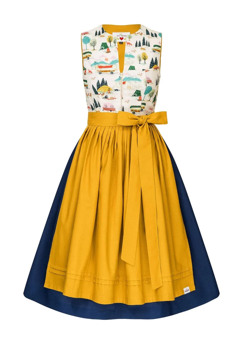 Retro Dirndl "camper"