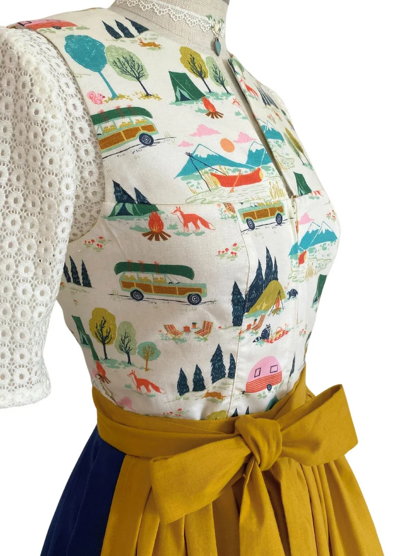 Retro Dirndl "camper"