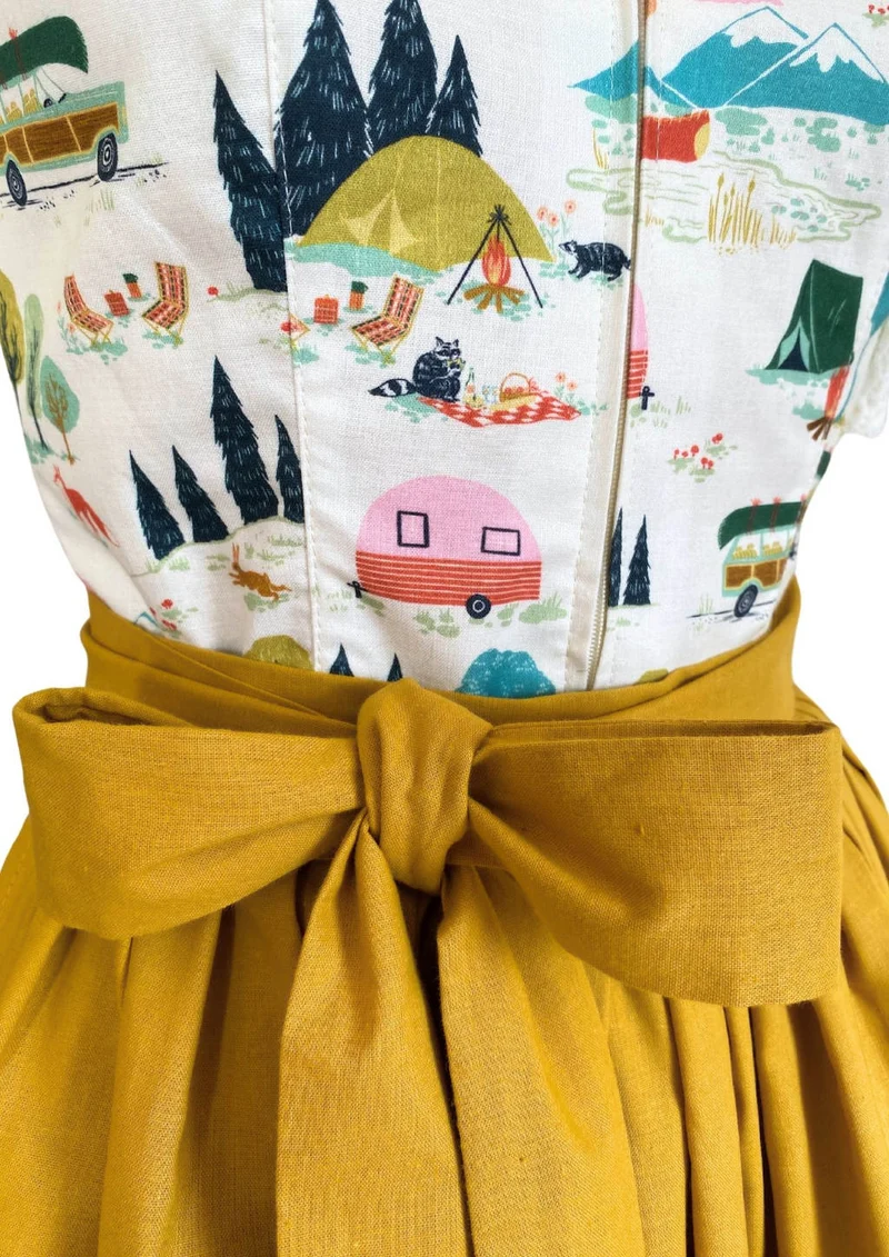 Retro Dirndl "camper"