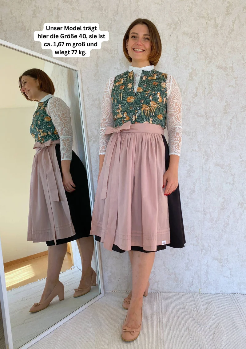Dirndl grün "Waldtiere"