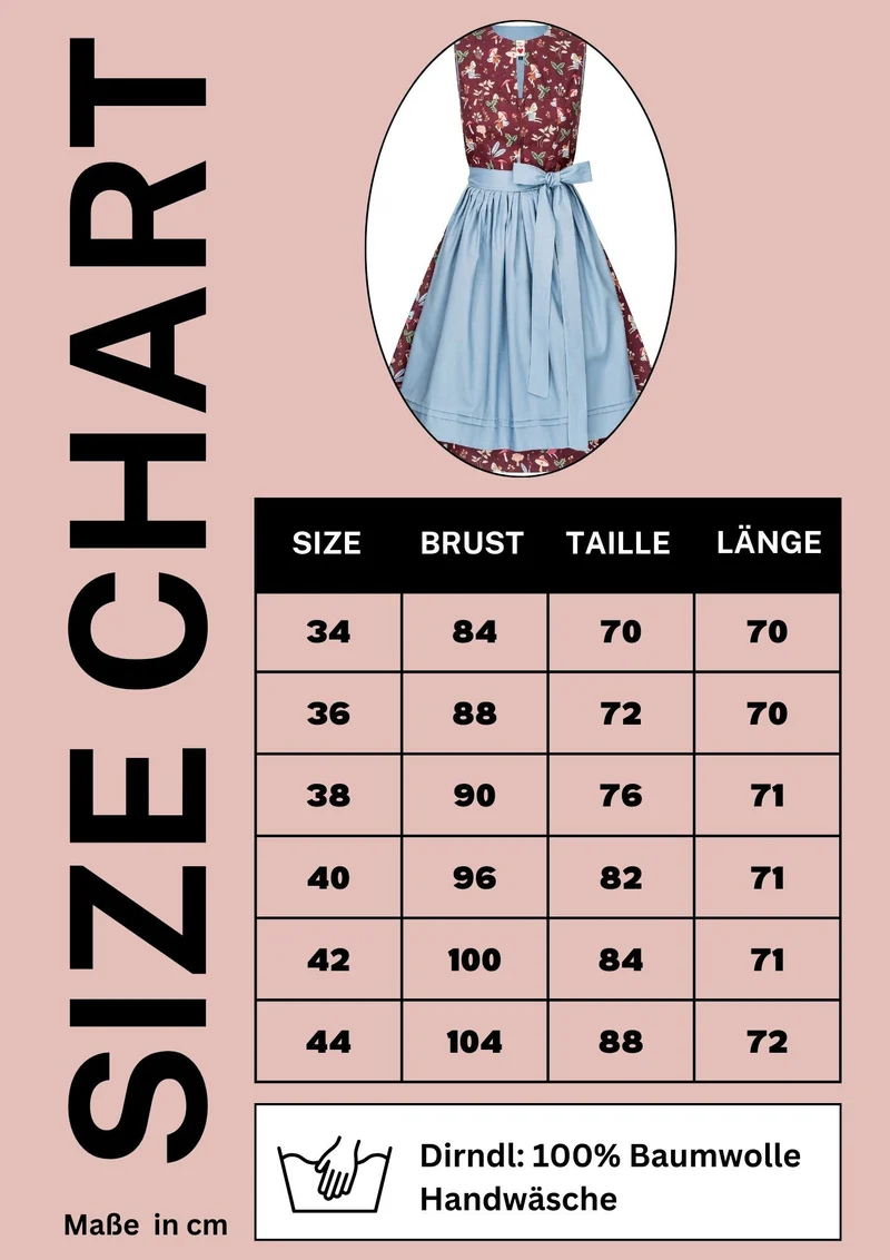 Dirndl "Pilze & Fee"
