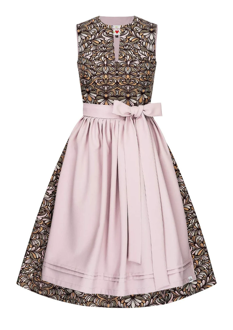 Dirndl "boho" Style rosa