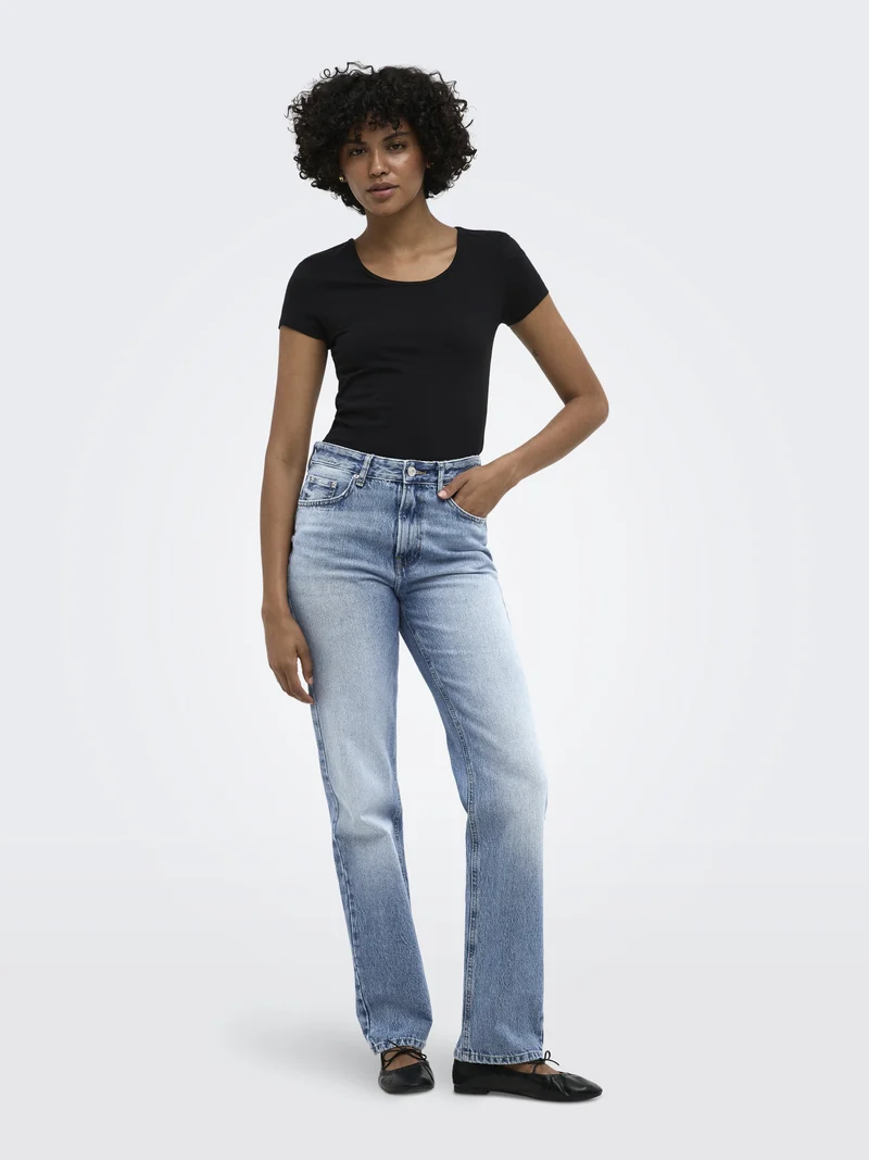 ONLEVERYDAY MW Straight Fit Jeans