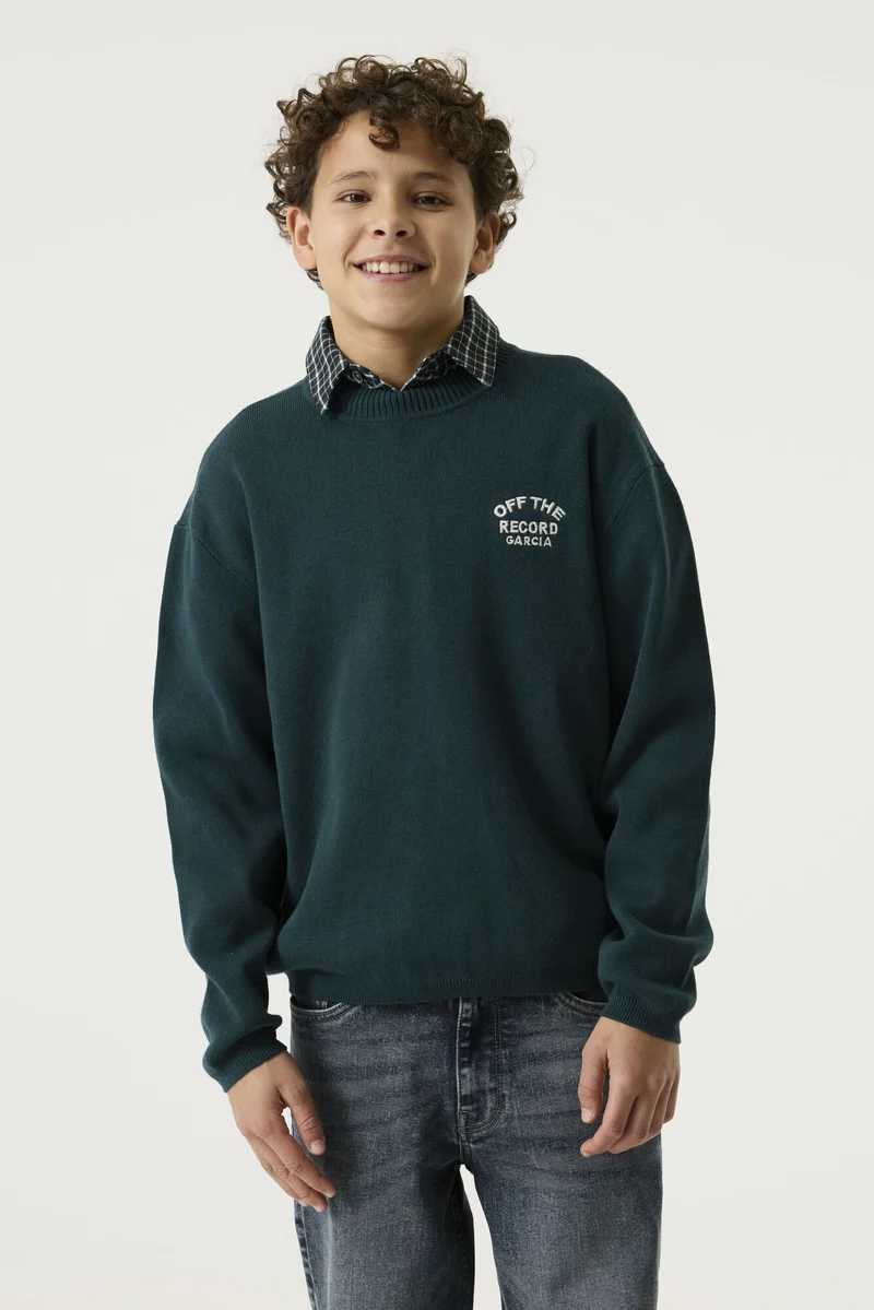 Pullover mit Textdruck