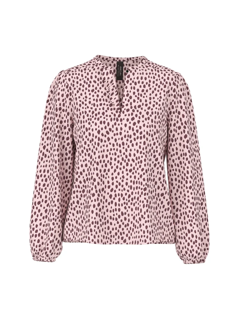 Bluse mit Punkte-Print