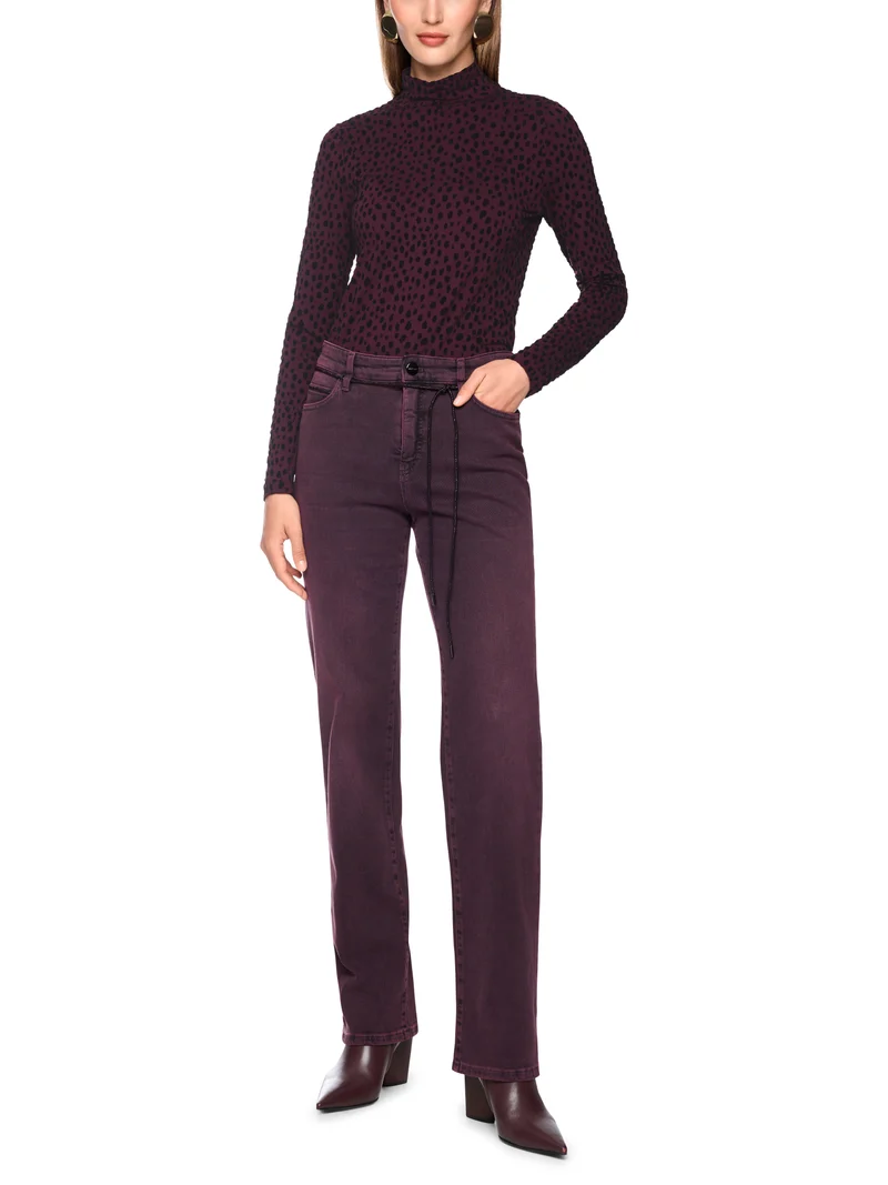 Stretch-Shirt mit Bambi-Print