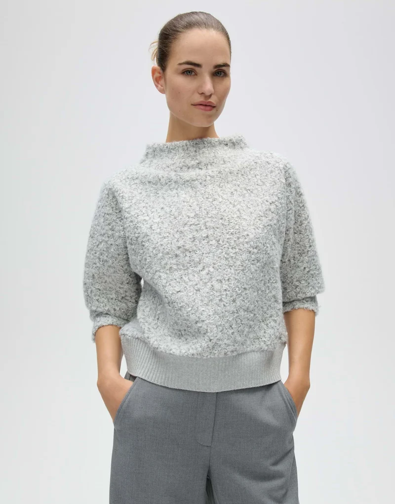 GOMETTA Sweatshirt in Bouclé Optik