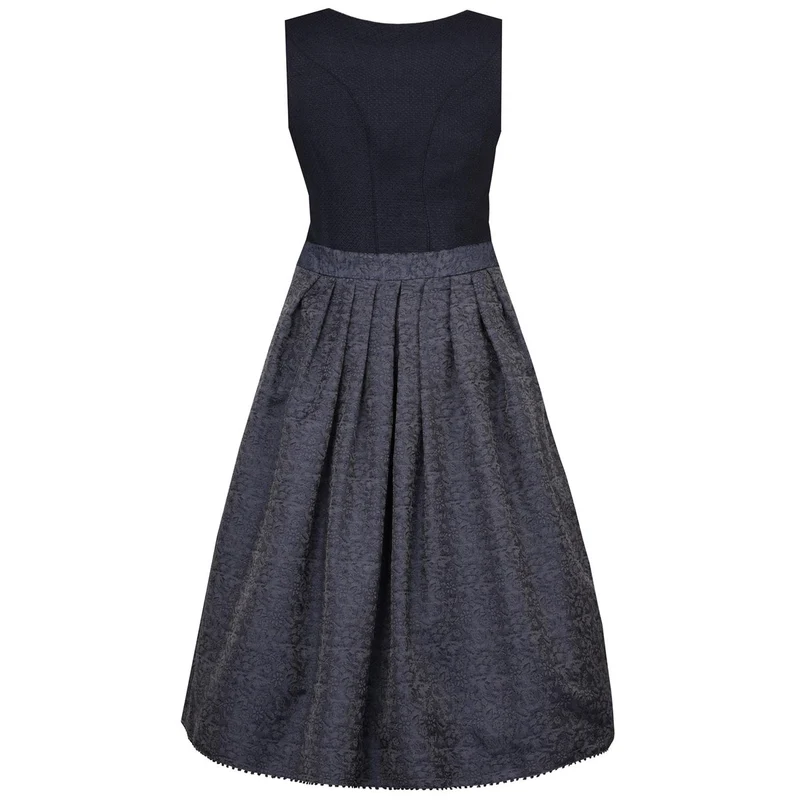 MarJo Dirndl Ellgau Navy Knopfleiste 65 cm