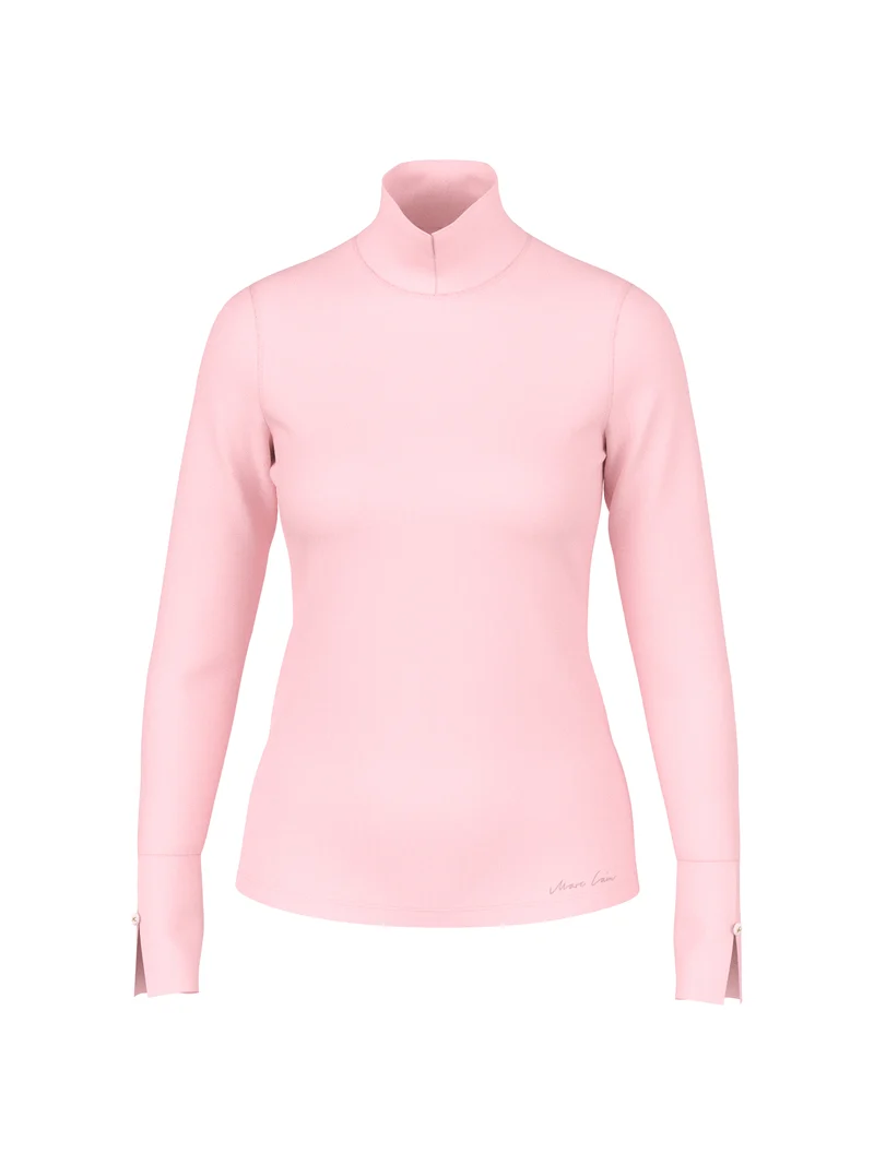 Basic-Shirt mit Stehkragen