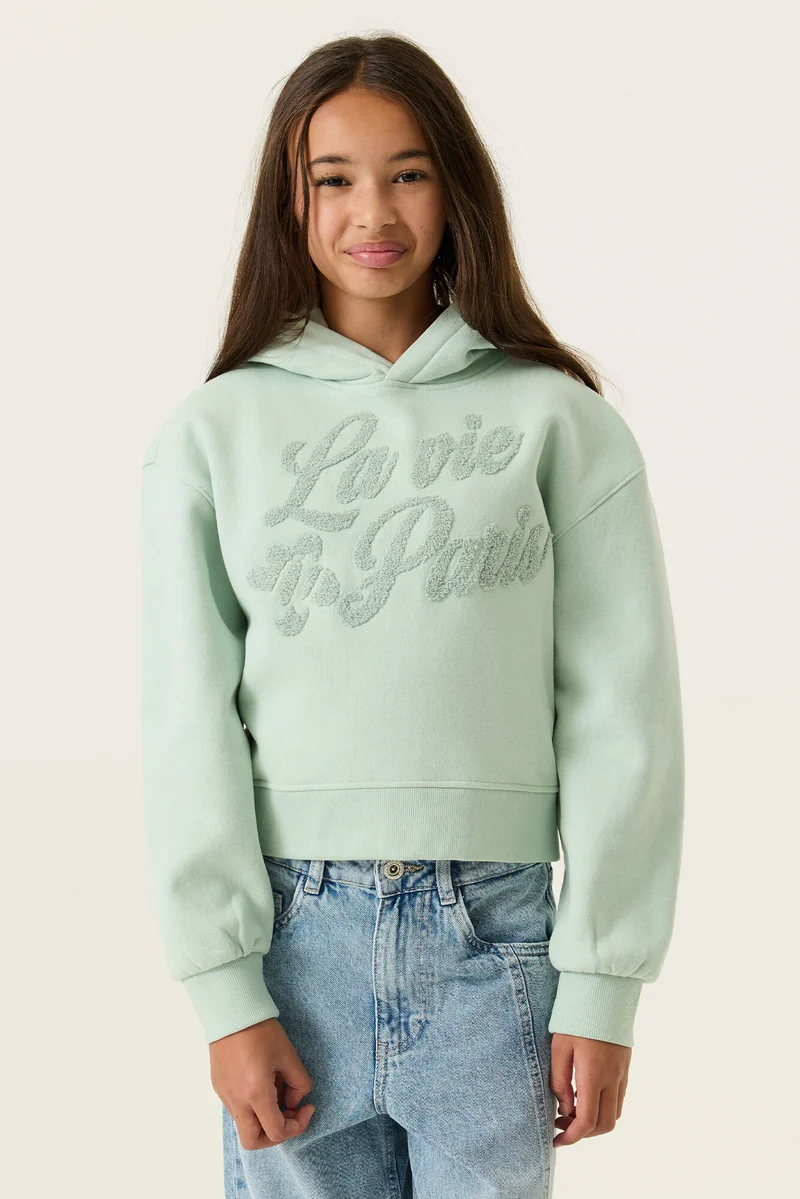 Hoodie mit Textdruck