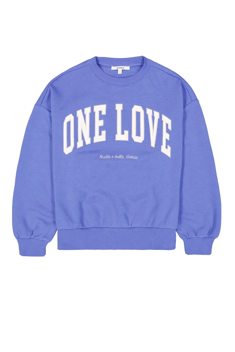 Sweater mit Textdruck