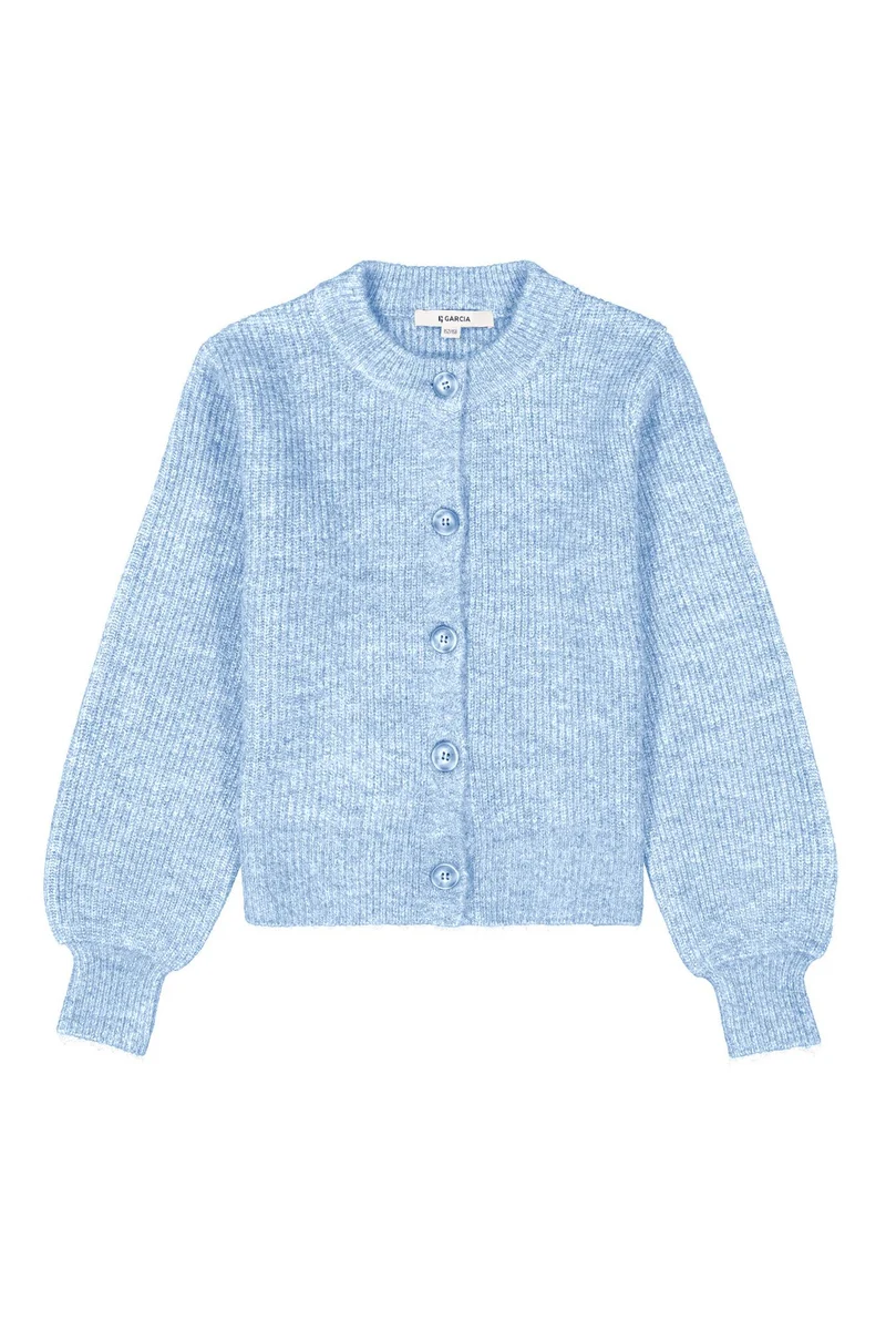 Strickjacke mit Melange-Effekt