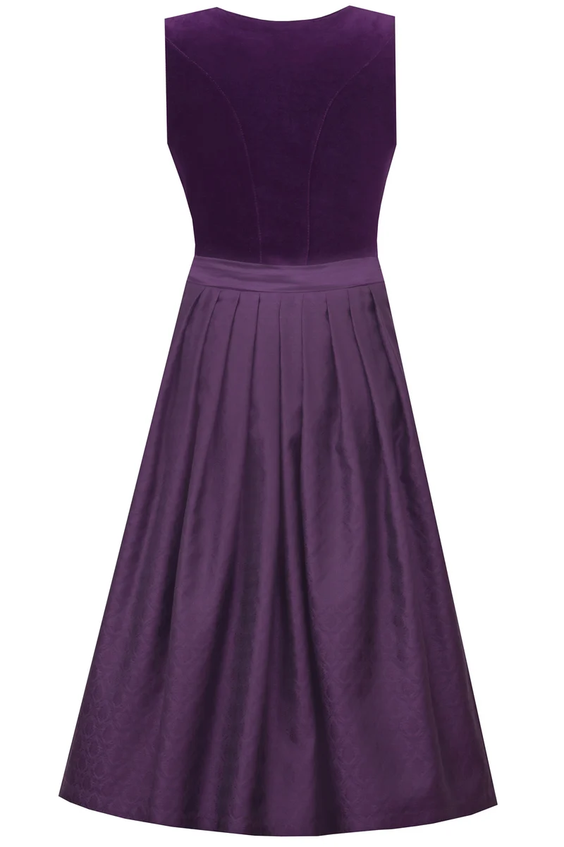 MarJo Trachten Dirndl "Nussdorf" 921070 | 70 cm - Brombeer