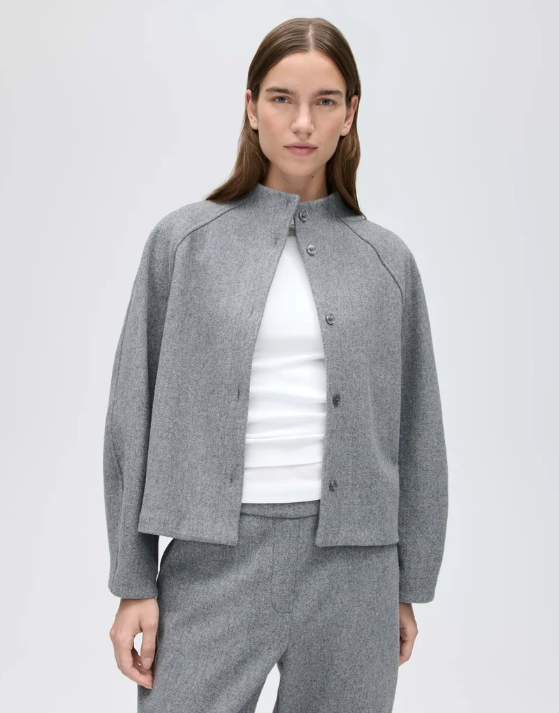 JACOZY CLUB Sweatjacke aus Interlock Jersey