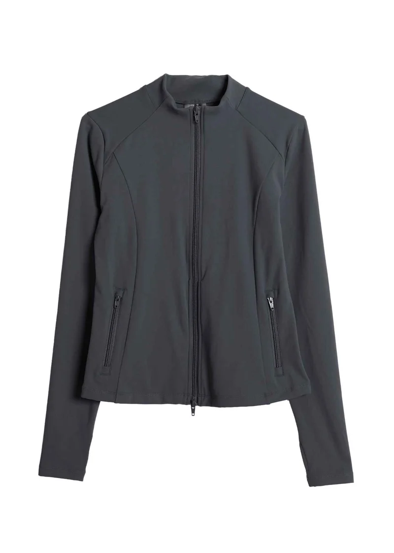 Sense Zip Jacket in Shadow Grey