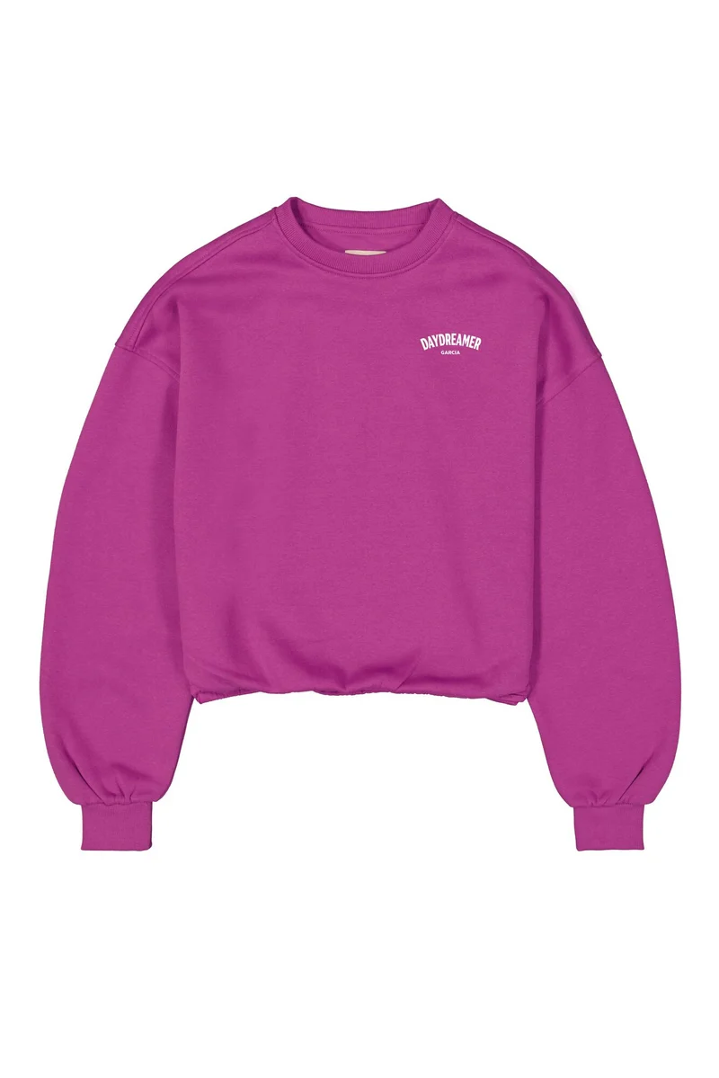 Sweater mit Brust- und Rückenprint