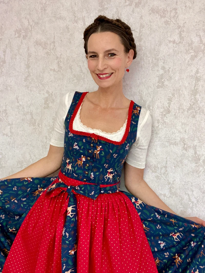 Dirndl "Rehkitz" Weihnachten