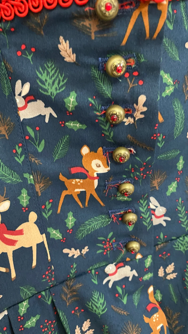 Dirndl "Rehkitz" Weihnachten