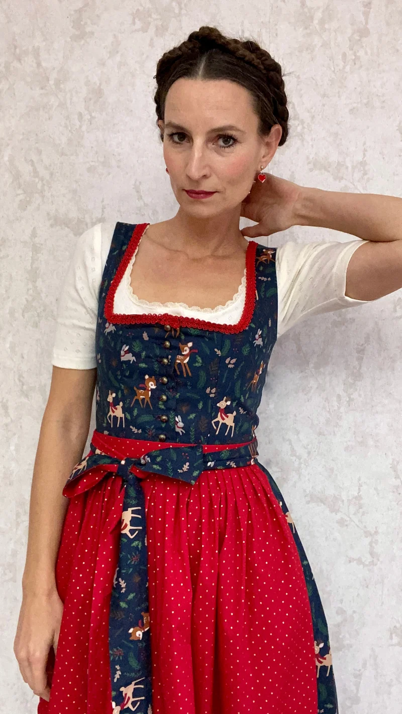 Dirndl "Rehkitz" Weihnachten