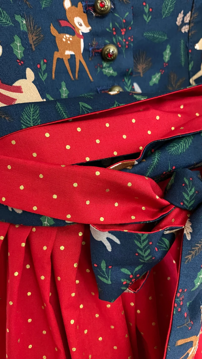 Dirndl "Rehkitz" Weihnachten