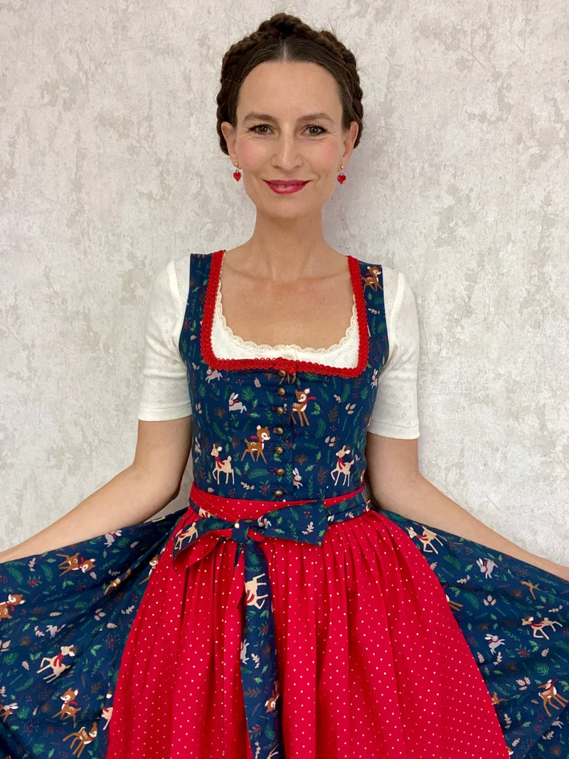 Dirndl "Rehkitz" Weihnachten