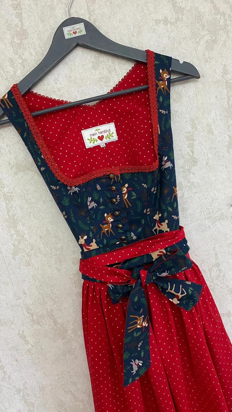 Dirndl "Rehkitz" Weihnachten