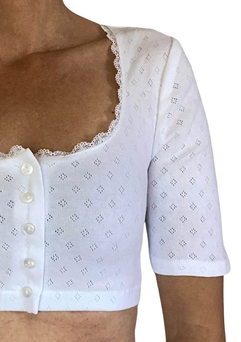 Dirndlbluse "Maria" in weiß