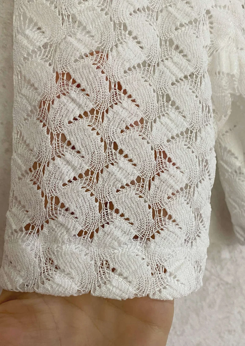 Dirndlbluse häkeloptik "Senta"