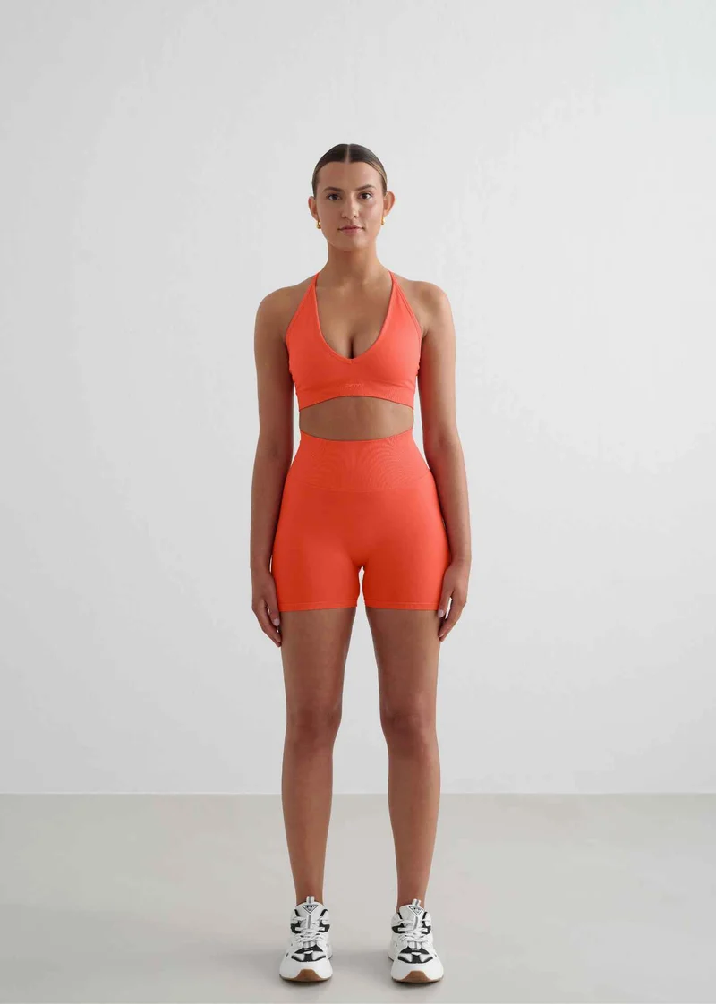 Shape Seamless Hotpants in Tangerine