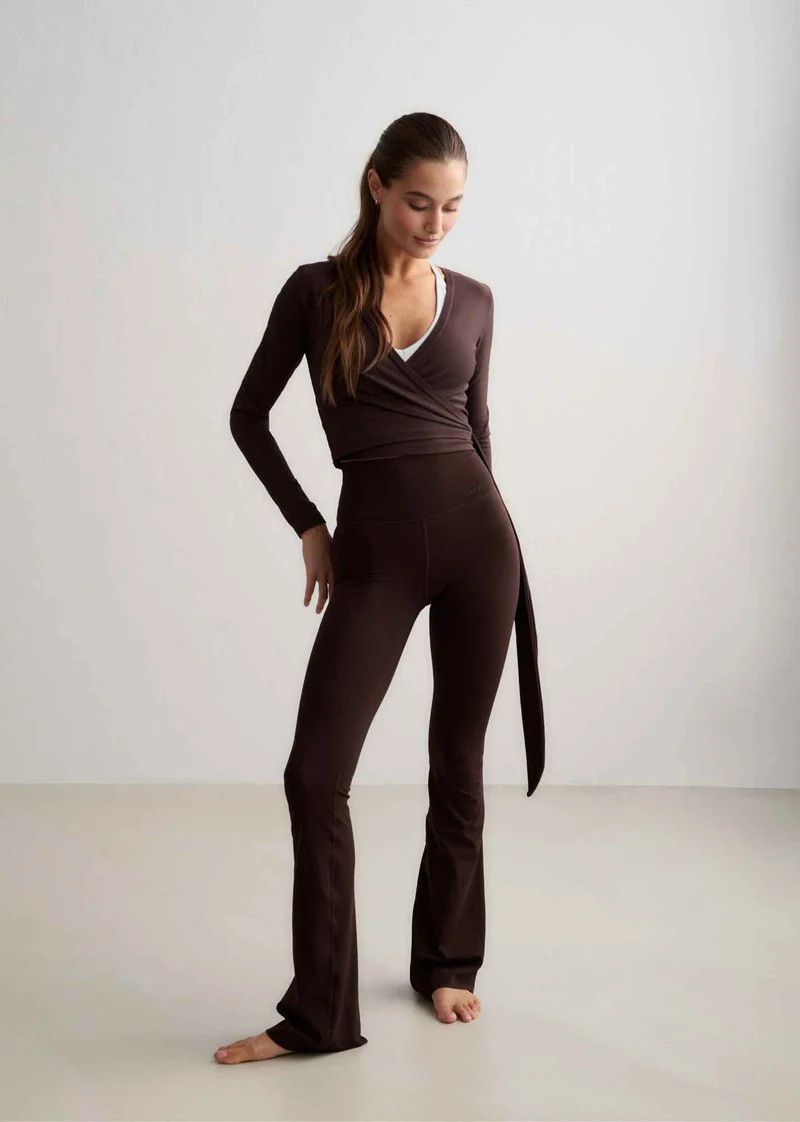 Sense Flare Tights in Chocolate