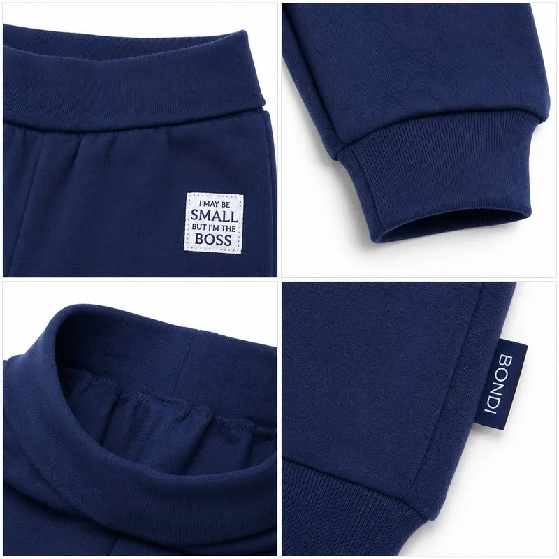 BONDI Baby Leggings "Small Boss" 93683 - Navy | Jogginghose