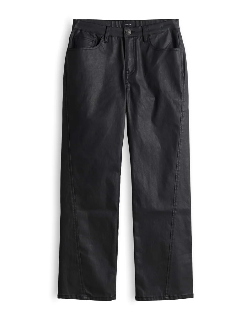 MIVA HERITAGE Jeans in Leder-Optik
