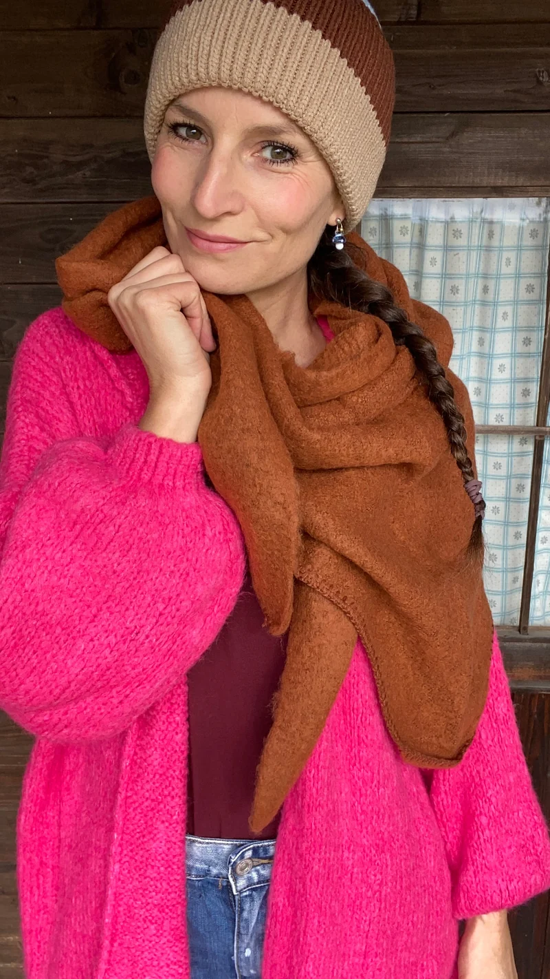 Set Mütze pink