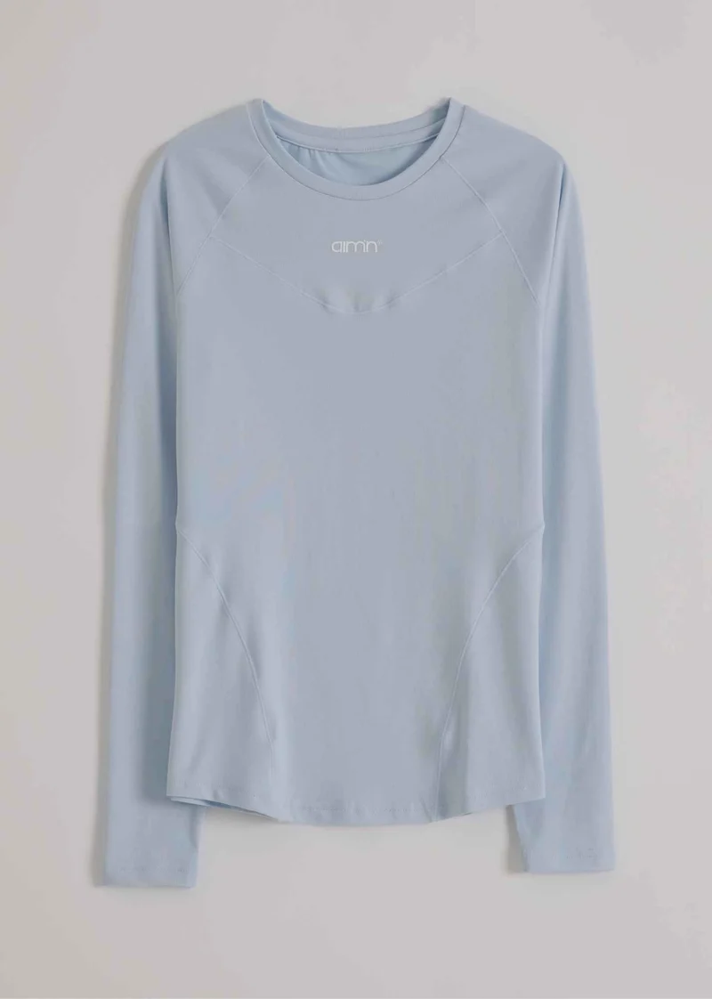 Soft Basic Long Sleeve in Aura