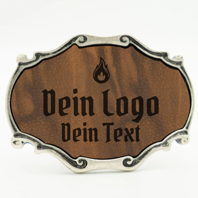 Trachten Gürtelschnalle mit eigenem Logo ab 1 Stk.