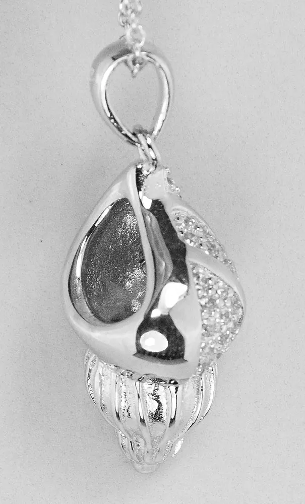 LUISIA Halskette mit Anhänger "Muschel" 79273 | 925 Silber - 50cm Länge