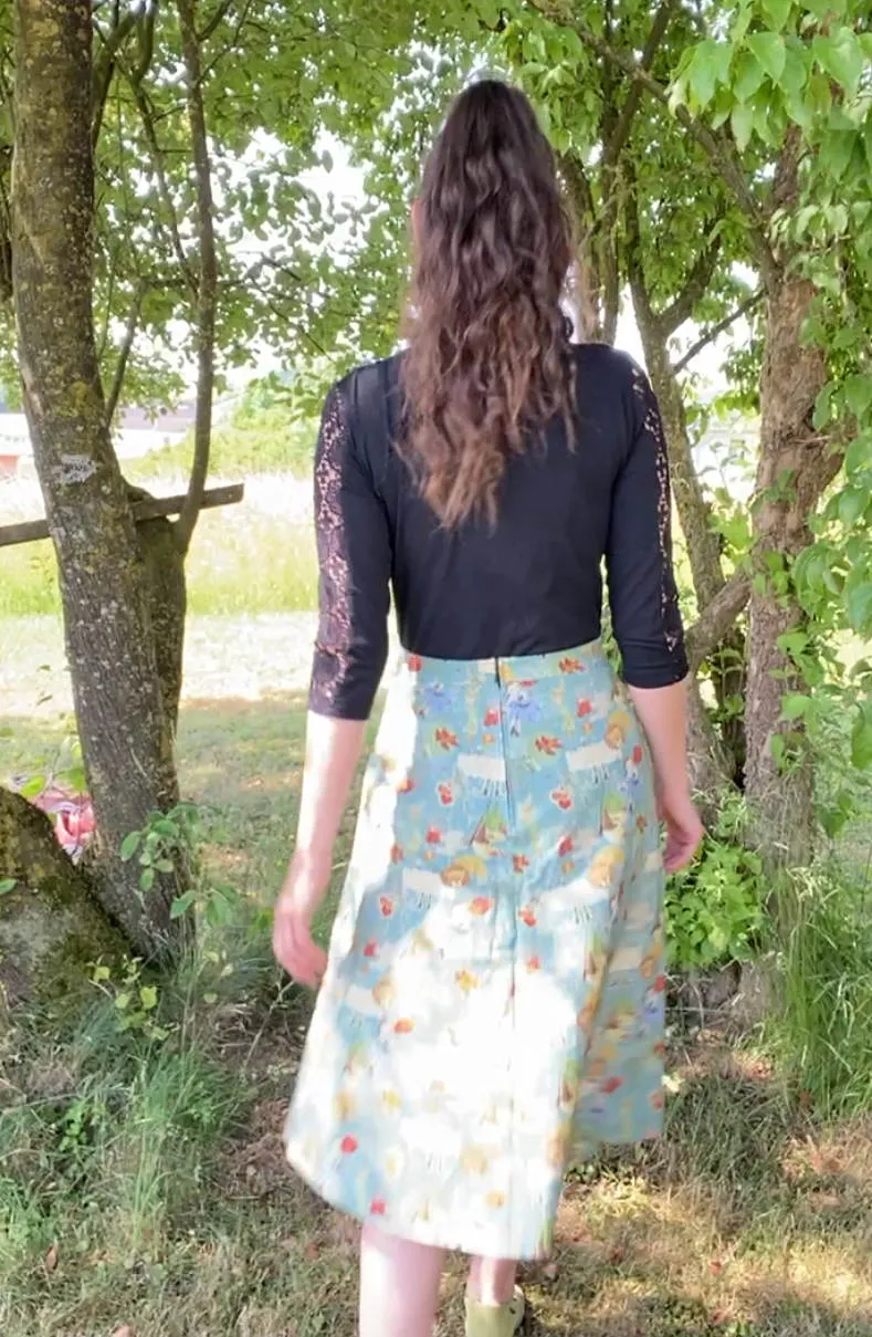eleganter Dirndl-Body schwarz