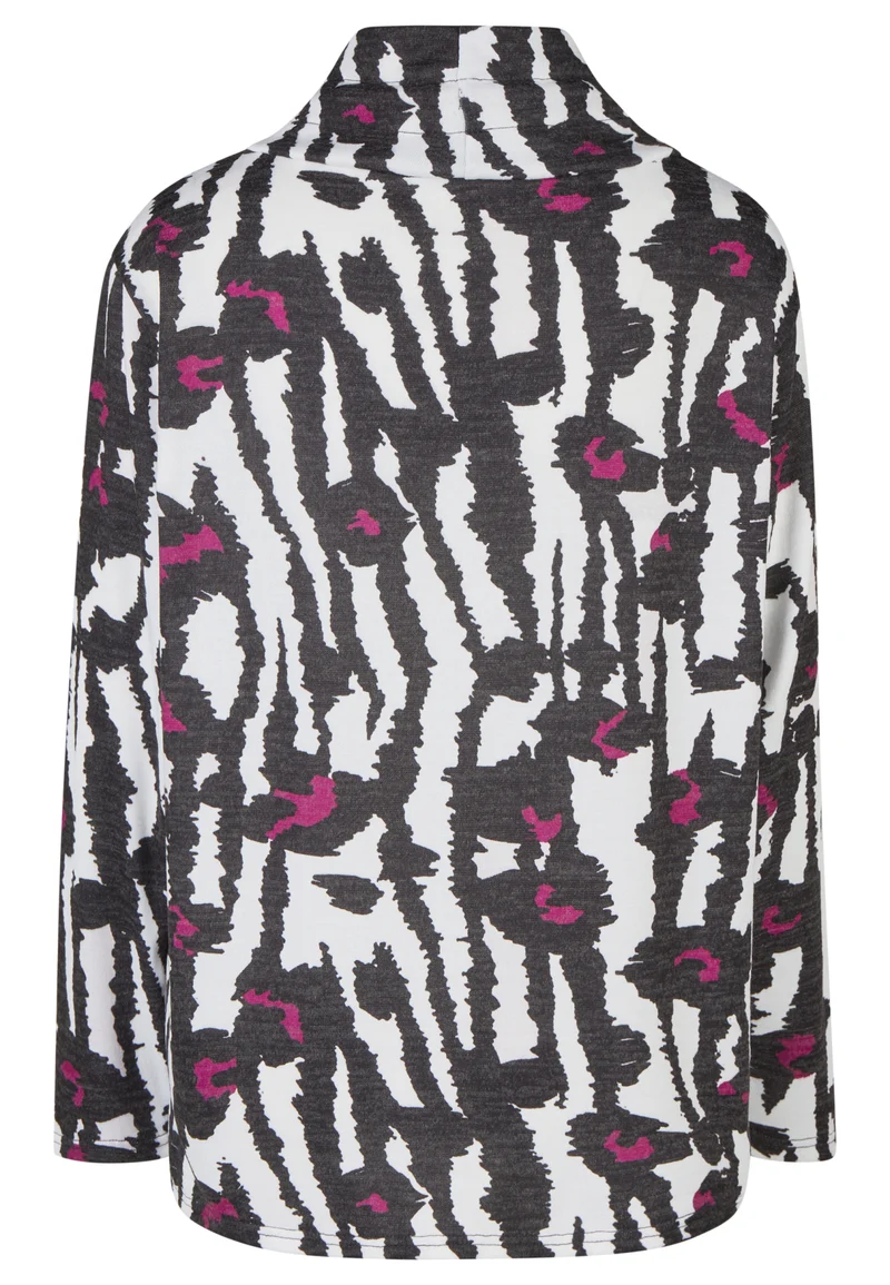 Shirt-Pulli mit „ENERGY“-Plättchen-Motiv und Kordelkragen