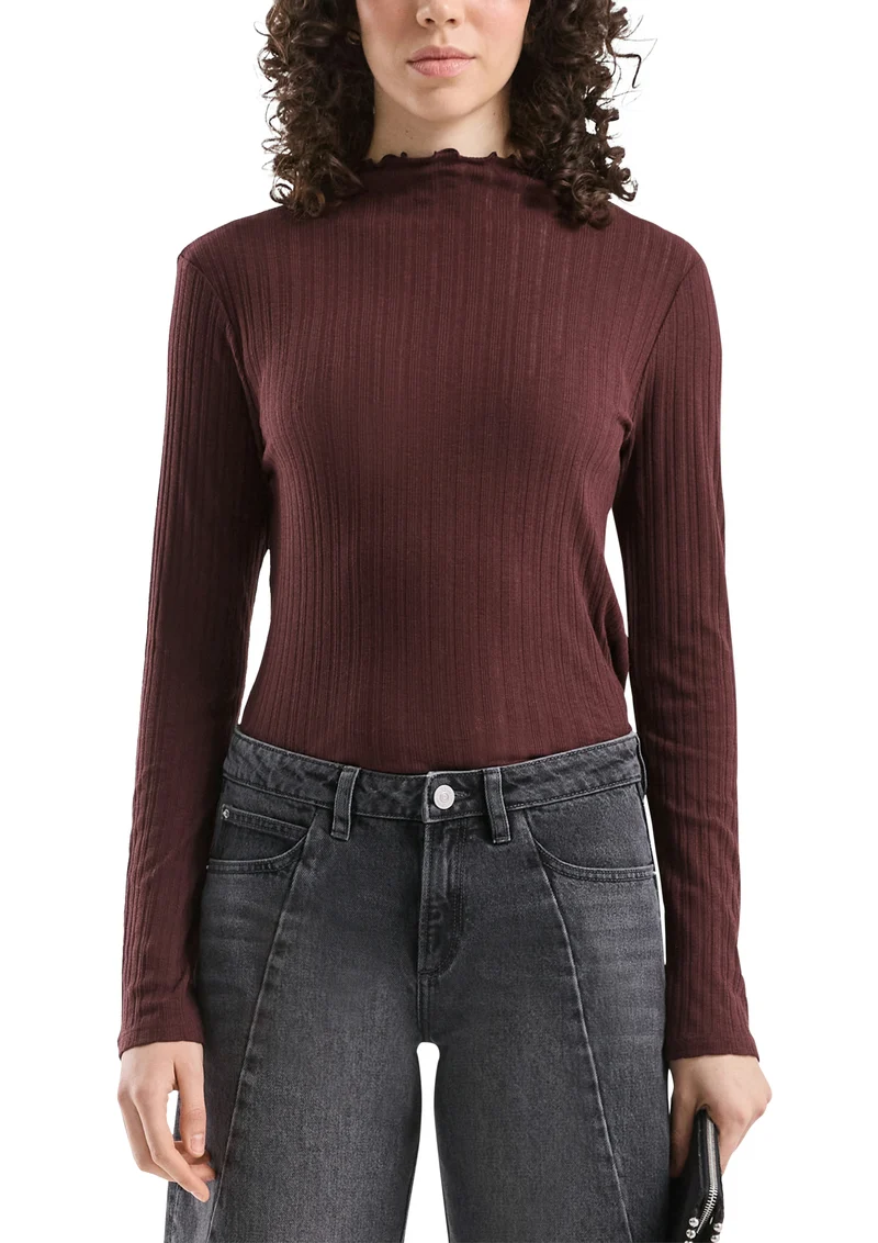 Shirt mit Ajourmuster