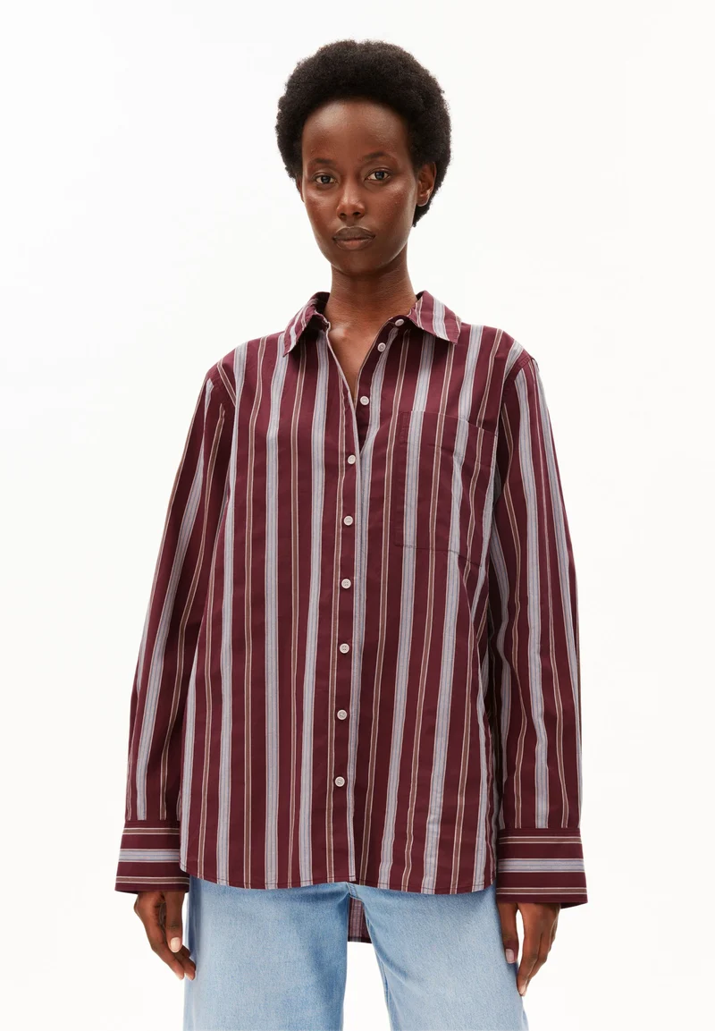 Bluse mit Streifenmuster