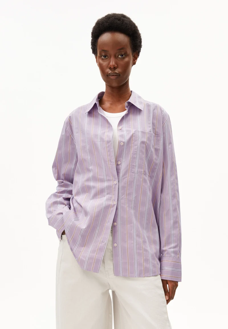 Bluse mit Streifenmuster