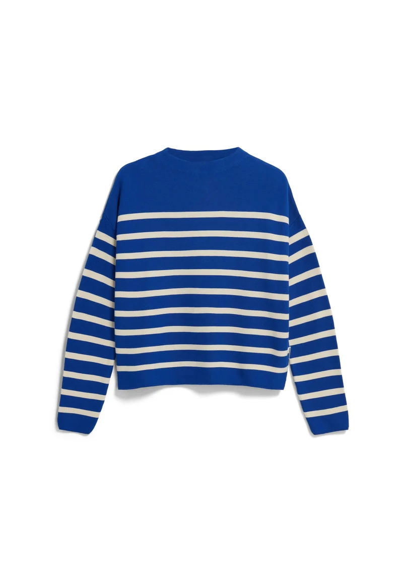 Gestreifter Strickpullover